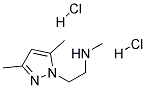 [2-(3,5-DIMETHYL-PYRAZOL-1-YL)-ETHYL]-METHYL-AMINE DIHYDROCHLORIDE 结构式