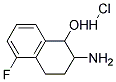 2-AMINO-5-FLUORO-1,2,3,4-TETRAHYDRO-NAPHTHALEN-1-OL HYDROCHLORIDE 结构式