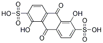 1,5-二羟基蒽醌-2,6-二磺酸二钾盐 结构式