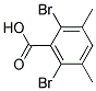 2,6-二溴-3,5-二甲基苯甲酸 结构式