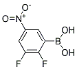 2,3-Difluoro-5-nitrobenzeneboronic acid 结构式