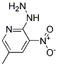 2-Hydrazino-5-methyl-3-nitropyridine 结构式