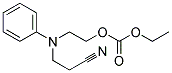 2-((2-cyanoethyl)(phenyl)amino)ethyl ethylcarbonate 结构式