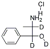 (1R,2S)-(-)-NOREPHEDRINE-D3 HCL 98% 结构式