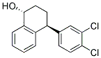 (1R,4S)-4-(3,4-DICHLORO-PHENYL)-1,2,3,4-TETRAHYDRO-NAPHTHALEN-1-OL 结构式