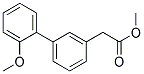 (2'-METHOXY-BIPHENYL-3-YL)-ACETIC ACID METHYL ESTER 结构式