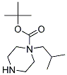 1-N-BOC-2R-ISOBUTYL-PIPERAZINE 结构式