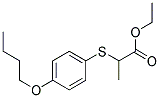 2-(4-BUTOXY-PHENYLSULFANYL)-PROPIONIC ACID ETHYL ESTER 结构式