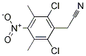 2,6-DICHLORO-R,R-DIMETHYL-4-NITROBENZENE-ACETONITRILE 结构式
