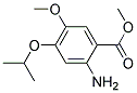 2-AMINO-4-ISOPROPOXY-5-METHOXY-BENZOIC ACID METHYL ESTER 结构式