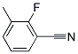 2-氟-3-氰基甲苯 结构式