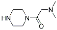 2-二甲氨基-1-哌嗪-1-基-乙酮 结构式
