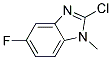 2-CHLORO-5-FLUORO-1-METHYL-1H-BENZOIMIDAZOLE 结构式