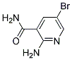 2-氨基-5-溴烟酰胺 结构式