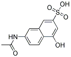 2-Acetamido-5-Naphthaol-7-Sulfonic acid 结构式