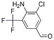 2-Amino-3-chloro-5-formylbenzotrifluoride 结构式