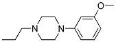1-Propyl-4-(3-Methoxyphenyl)Piperazine 结构式