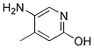 2-HYDROXY-5-AMINO-4-PICOLINE 结构式
