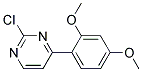 2-Chloro-4-(2,4-dimethoxy-phenyl)-pyrimidine 结构式