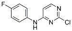 2-chloro-N-(4-fluorophenyl)pyrimidin-4-amine 结构式