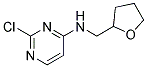 2-chloro-N-(tetrahydrofuran-2-ylmethyl)pyrimidin-4-amine 结构式