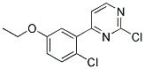 2-Chloro-4-(2-chloro-5-ethoxy-phenyl)-pyrimidine 结构式