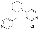 2-chloro-4-[2-(pyridin-4-ylmethyl)piperidin-1-yl]pyrimidine 结构式