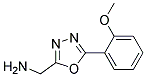 1-[5-(2-methoxyphenyl)-1,3,4-oxadiazol-2-yl]methanamine 结构式