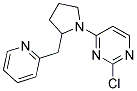 2-chloro-4-[2-(pyridin-2-ylmethyl)pyrrolidin-1-yl]pyrimidine 结构式