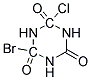 2-BROMO-4-CHLOROISOCYANURIC ACID 结构式