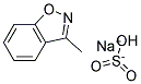 1,2-BENZISOXAZOLE-3-METHANE SODIUM SULFONATE 结构式