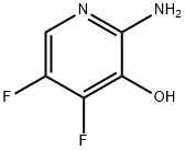 2-AMINO-4,5-DIFLUORO-3-HYDROXYPYRIDINE 结构式