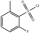 2-氟-6-甲基苯磺酰氯 结构式