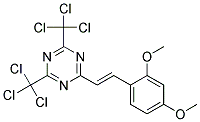 2,4-二(三氯甲基)-6-(2,4-二甲氧基)苯乙烯基-S-三嗪 结构式