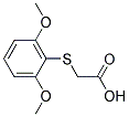 (2,6-DIMETHOXYPHENYLTHIO)ACETICACID 结构式