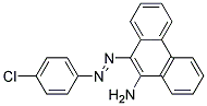 10-(P-CHLOROPHENYLAZO)-9-PHENANTHRENAMINE 结构式