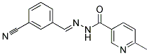 2'-(3-CYANOBENZYLIDENE)-6-METHYLNICOTINOHYDRAZIDE 结构式