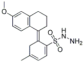 2'-(6-METHOXY-3,4-DIHYDRO-1(2H)-NAPHTHYLIDENE)-P-TOLUENESULFONOHYDRAZIDE 结构式