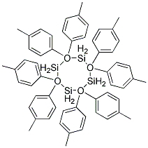 2,2,4,4,6,6,8,8-OCTA(P-TOLYL)CYCLOTETRASILOXANE 结构式