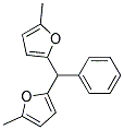 2,2'-BENZYLIDENEBIS(5-METHYLFURAN) 结构式