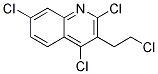 2,4,7-TRICHLORO-3-(2-CHLOROETHYL)QUINOLINE 结构式
