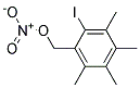 2-IODO-3,4,5,6-TETRAMETHYLBENZYLNITRATE 结构式