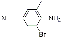2-Bromo-4-cyano-6-methylaniline 结构式