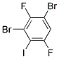 2,4-Dibromo-3,6-difluoroiodobenzene 结构式