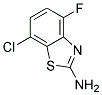 2-Amino-7-chloro-4-fluorobenzothiazole 结构式