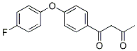 1-(4-(4-Fluorophenoxy)phenyl)butane-1,3-dione 结构式