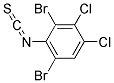2,6-Dibromo-3,4-dichlorophenylisothiocyanate 结构式