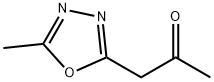 1-(5-甲基-1,3,4-噁二唑-2-基)丙-2-酮 结构式