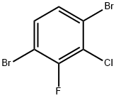 1,4-Dibromo-2-chloro-3-fluorobenzene 结构式