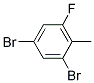 2,4-二溴-6-氟甲苯 结构式